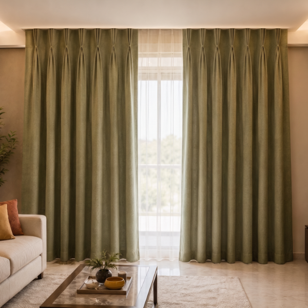 Curtain Pleat Styles for Indian Homes: American, Pencil, Ripple & Box Pleats Explained