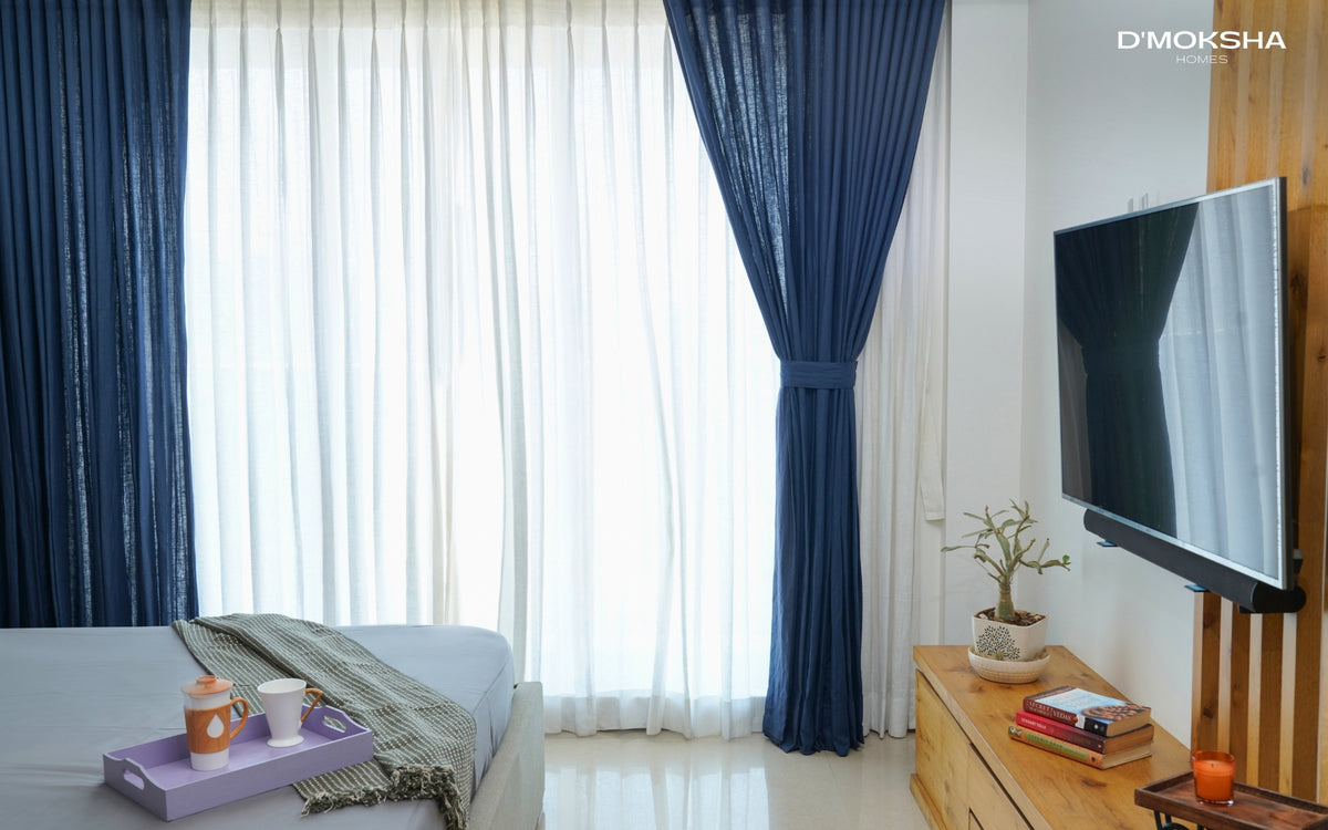 D'Moksha curtain installation at Godrej Urban Park, Chandivali